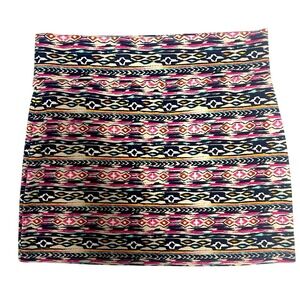 Ariat Colorful Aztec Patterned Mini Skirt Womens XL